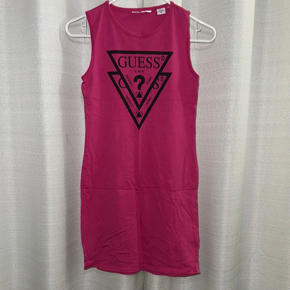 Guess Pink Sleeveless Dress
